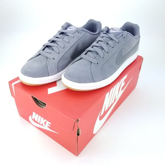Nike Court Royale Suede Women's Athletic Sneaker Shoe Grey 916795 003 Sizes 6-9 - Picture 9 of 9